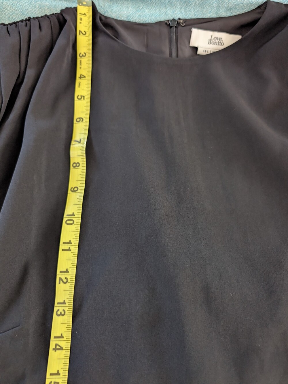 Midi Love Bonito Black Dress Size 8 - Picture 11 of 12